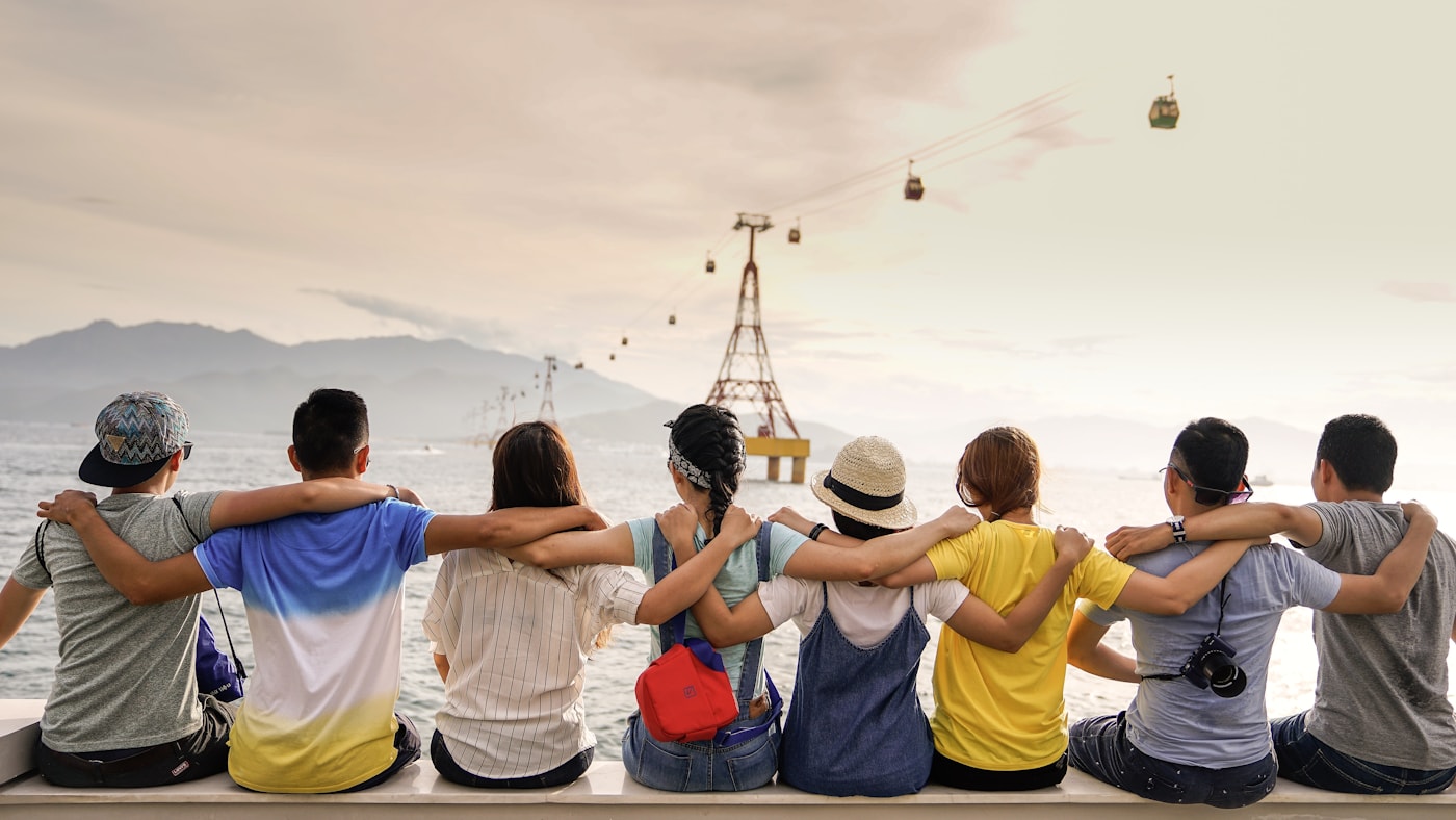 Friends and community — safety spreading through connection